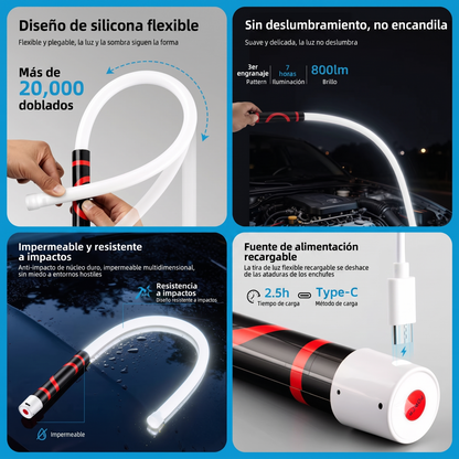 Linterna LED Cuello Flexible